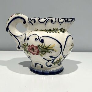 Portuguese handpainted pitcher